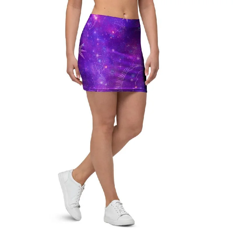 Luna Galaxy Space Mini Skirt