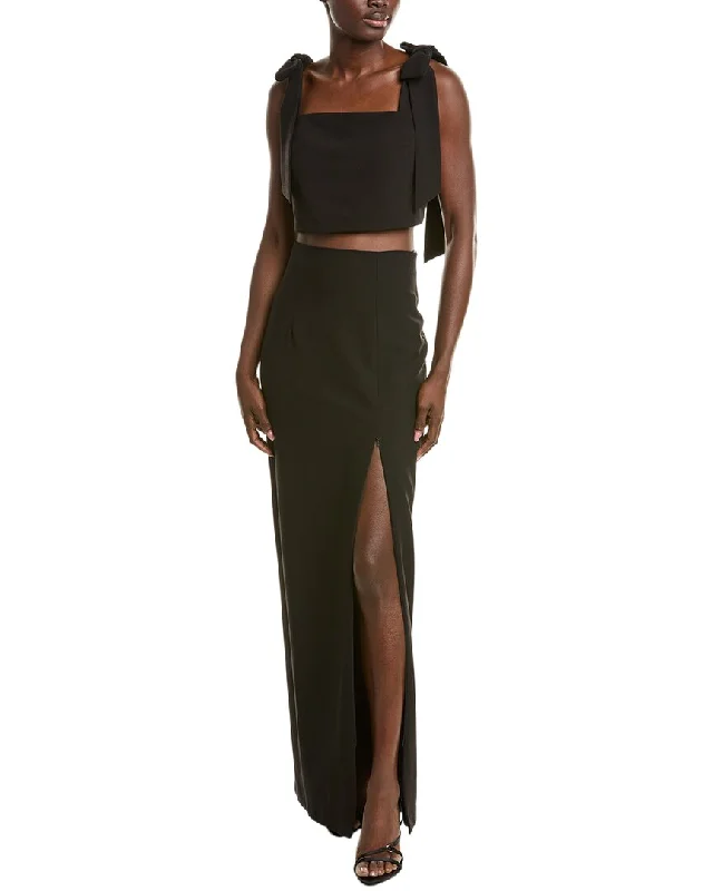 Black Halo Clayton 2Pc Gown